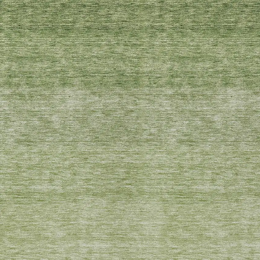 Green And Ivory Ombre Washable Indoor Outdoor Area Rug Photo 5