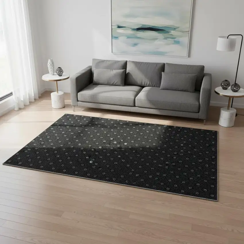 Green And Ivory Plaid Washable Area Rug With UV Protection Photo 2