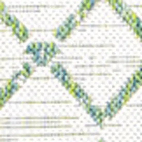 Green And Ivory Trellis Indoor Outdoor Area Rug Photo 2