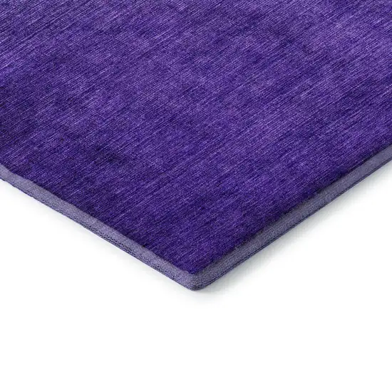Green And Purple Ombre Washable Area Rug With UV Protection Photo 8