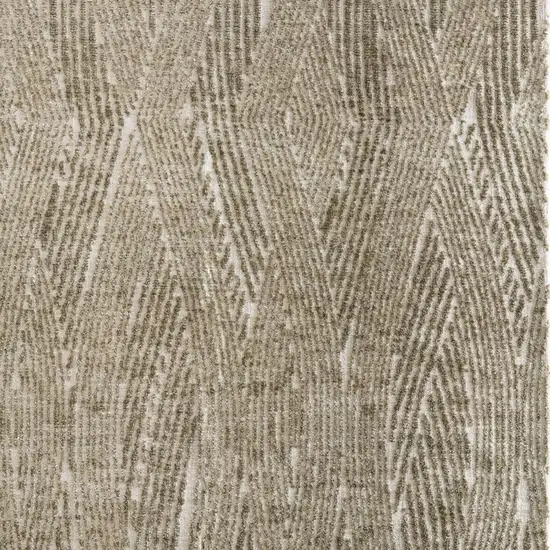 Green And Tan Abstract Area Rug Photo 3
