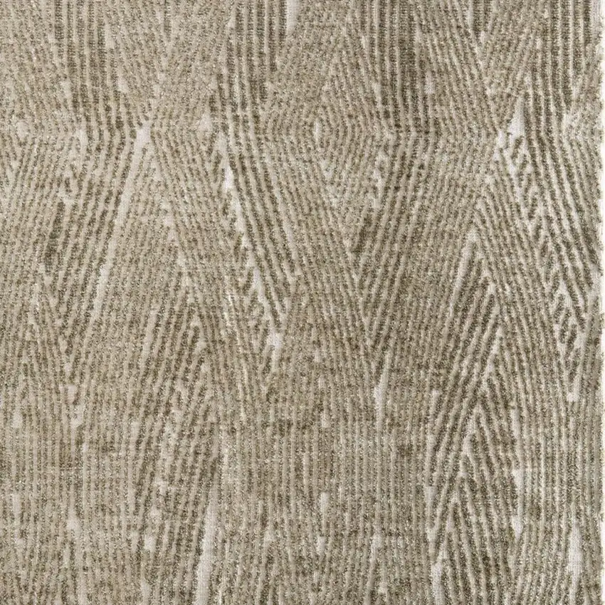 Green And Tan Abstract Area Rug Photo 3