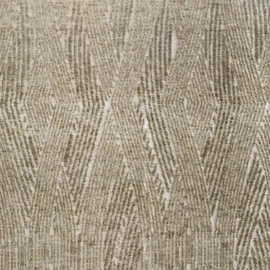 Green And Tan Abstract Area Rug Photo 3