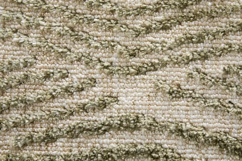 Green And Tan Abstract Area Rug Photo 9