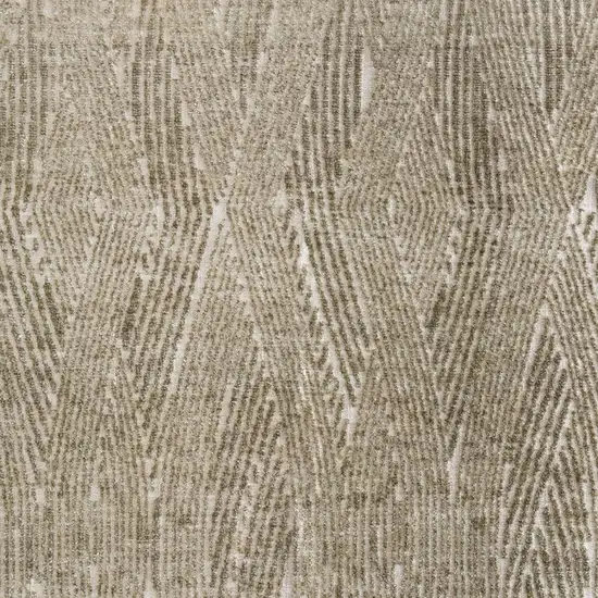 Green And Tan Abstract Area Rug Photo 3