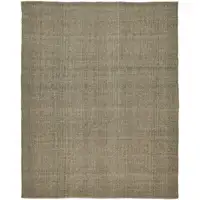 Photo of Green And Tan Hand Woven Area Rug