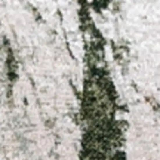 Green And White Abstract Washable Area Rug With UV Protection Photo 3