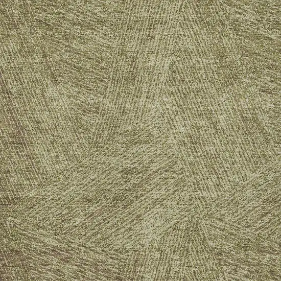 Green Beige And Brown Abstract Washable Indoor Outdoor Area Rug Photo 5