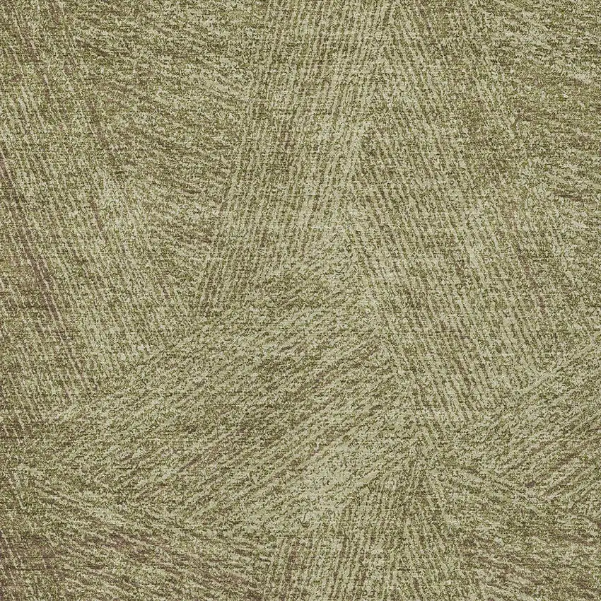 Green Beige And Brown Abstract Washable Indoor Outdoor Area Rug Photo 5