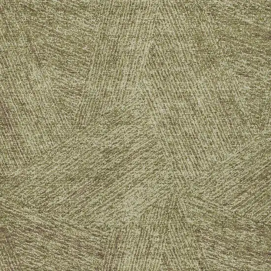 Green Beige And Brown Abstract Washable Indoor Outdoor Area Rug Photo 5