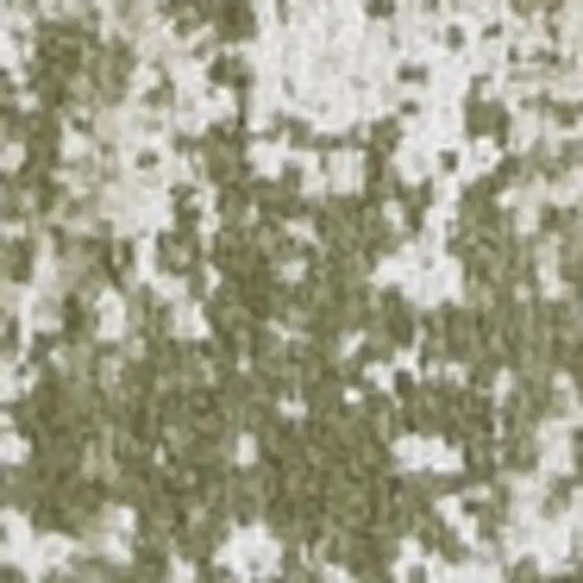 Green Beige And White Abstract Washable Area Rug With UV Protection Photo 3