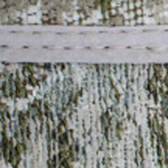 Green Beige And White Abstract Washable Area Rug With UV Protection Photo 8