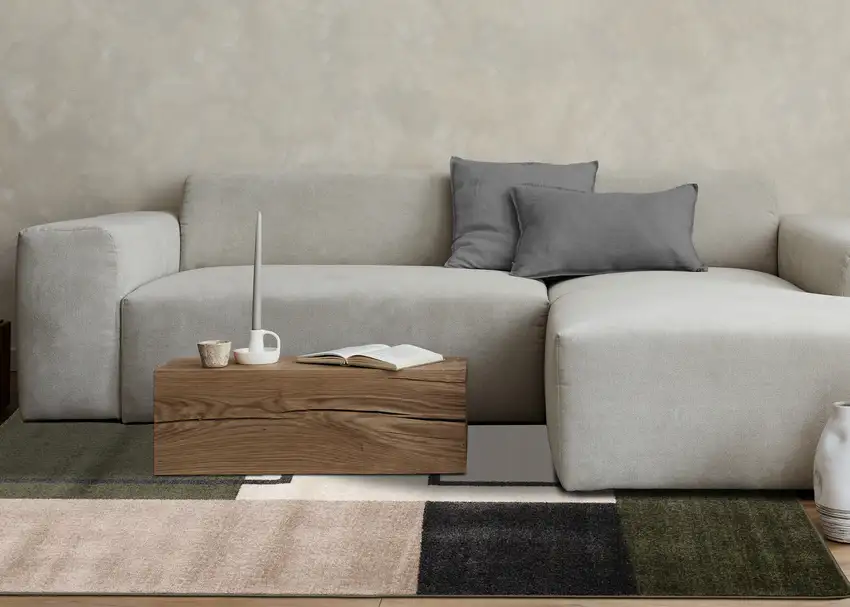 Green Black And Ivory Geometric Area Rug Photo 5