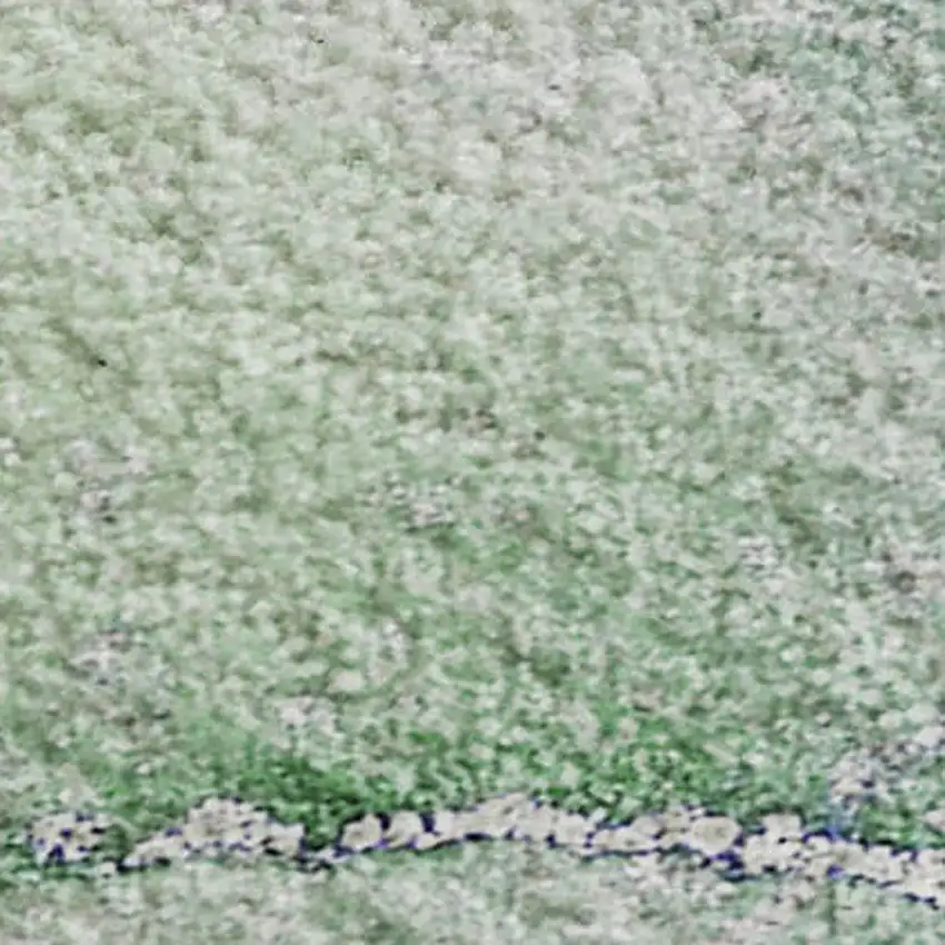 Green Blue And Ivory Abstract Washable Area Rug With UV Protection Photo 9