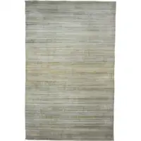 Photo of Green Blue And Tan Ombre Hand Woven Area Rug