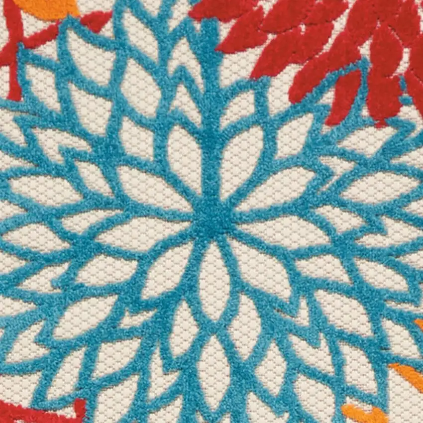 10' Green And Ivory Indoor Outdoor Area Rug Photo 4