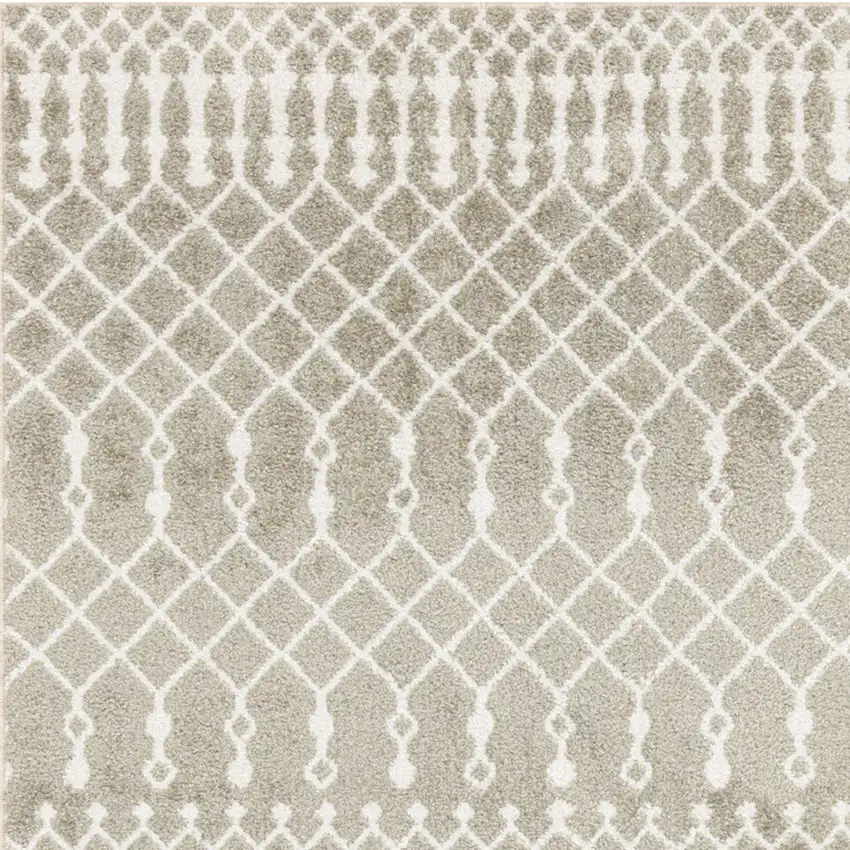 Green Geometric Area Rug Photo 9