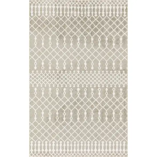 Green Geometric Area Rug Photo 8