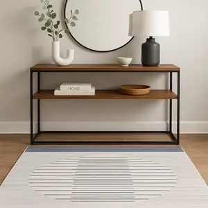 Photo of Green Geometric Area Rug