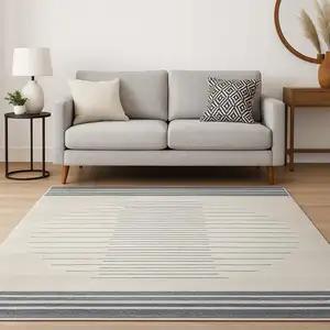 Photo of Green Geometric Area Rug