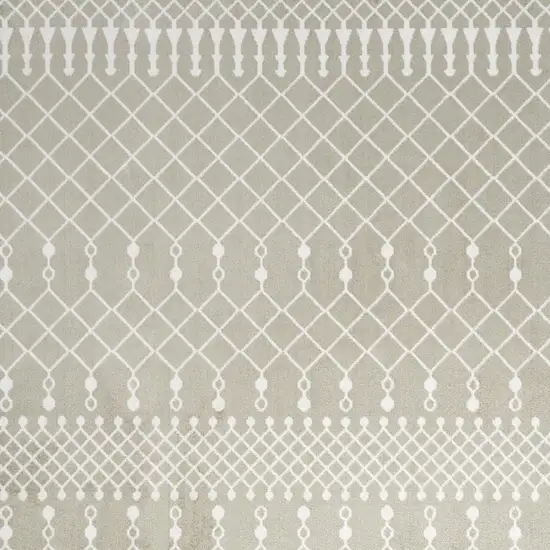Green Geometric Area Rug Photo 8