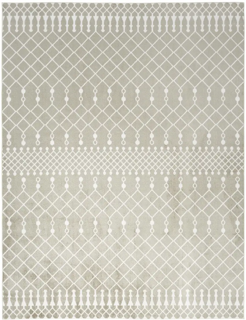 Green Geometric Area Rug Photo 7