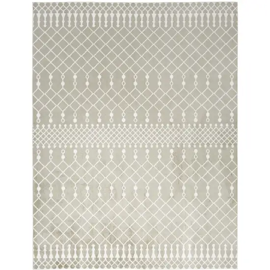 Green Geometric Area Rug Photo 7