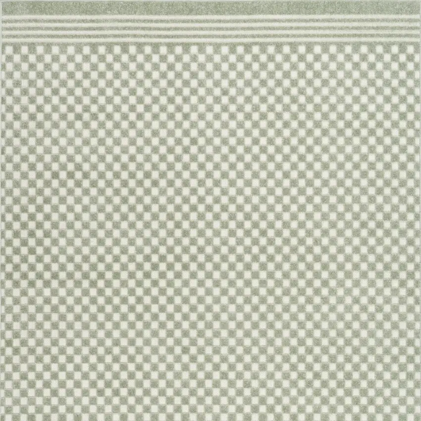 Green Geometric Area Rug Photo 7
