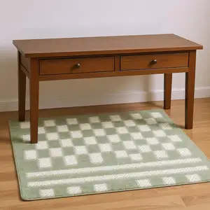 Photo of Green Geometric Area Rug