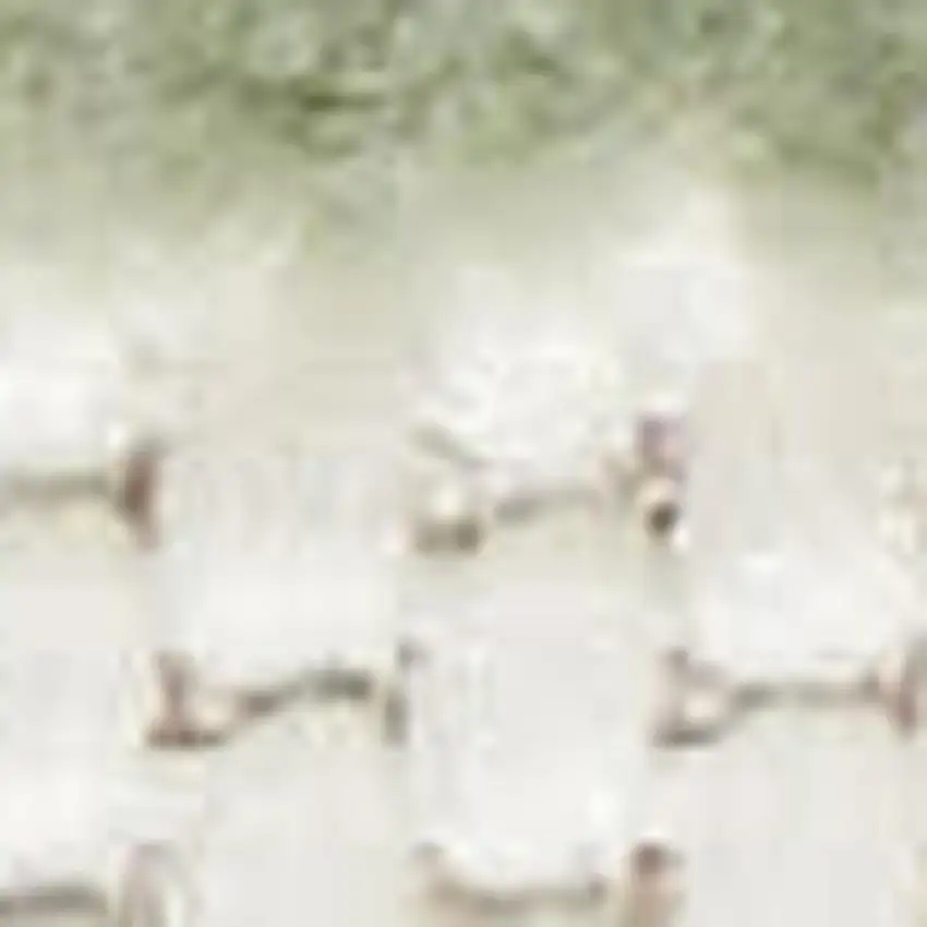 Green Geometric Area Rug Photo 3