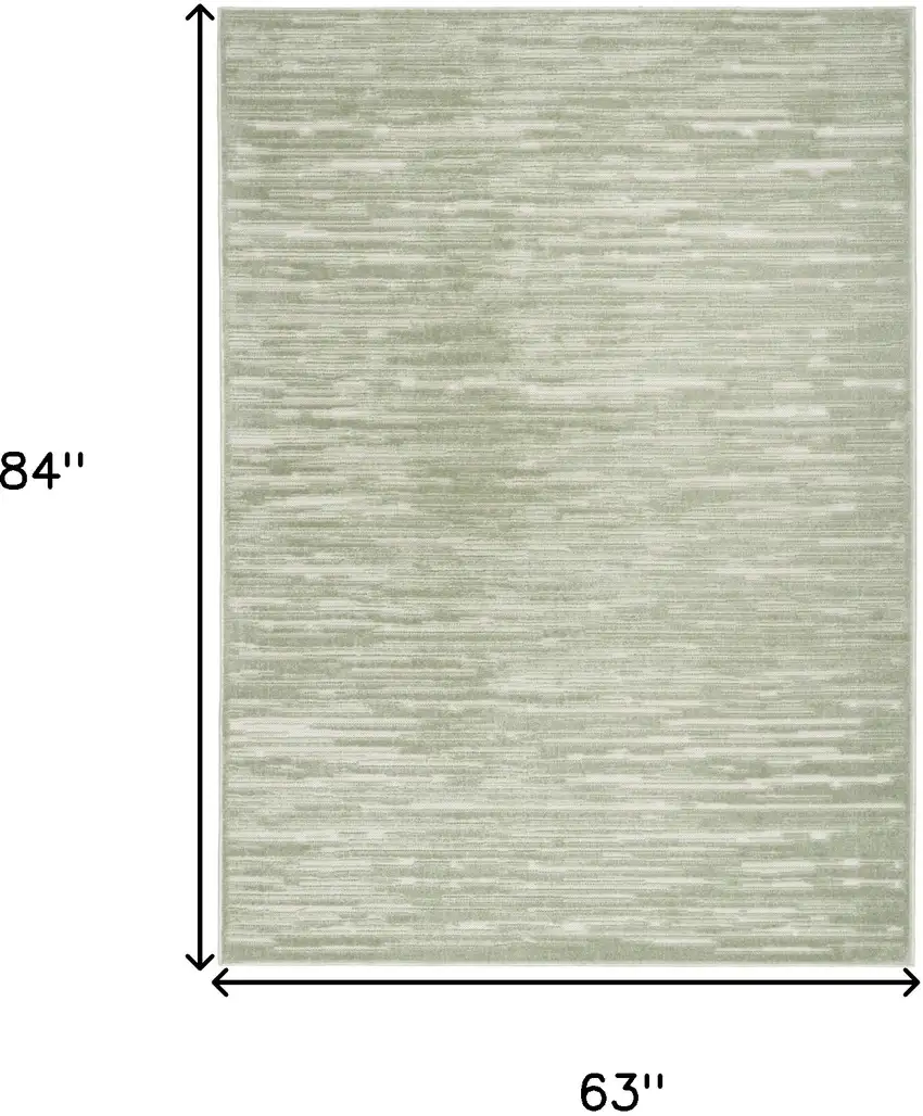 Green Geometric Area Rug Photo 3