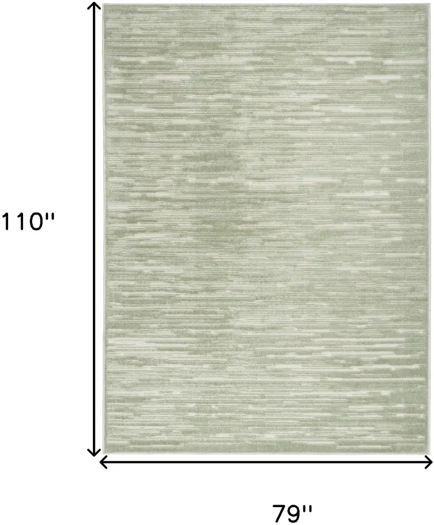 Green Geometric Area Rug Photo 3
