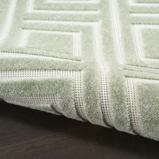 Green Geometric Area Rug Photo 4