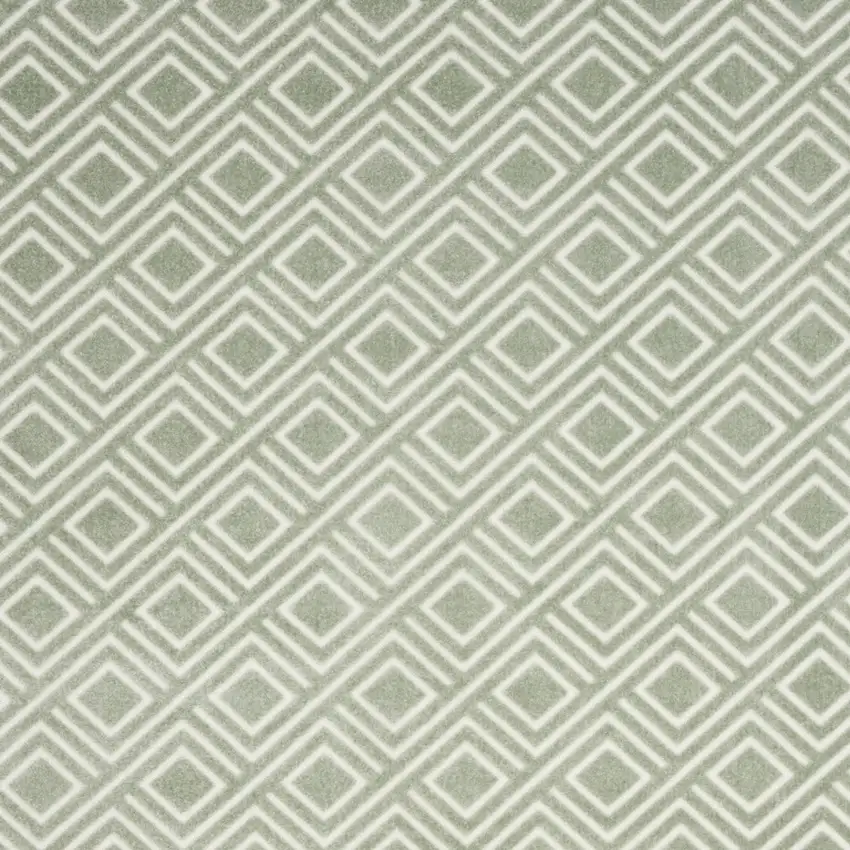 Green Geometric Area Rug Photo 7