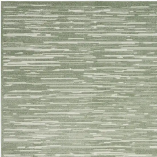 Green Geometric Area Rug Photo 6