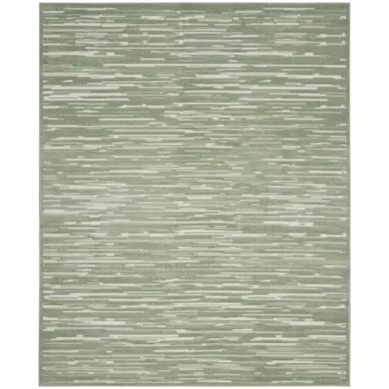 Green Geometric Area Rug Photo 1