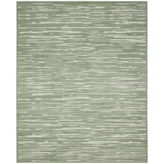 Green Geometric Area Rug Photo 4