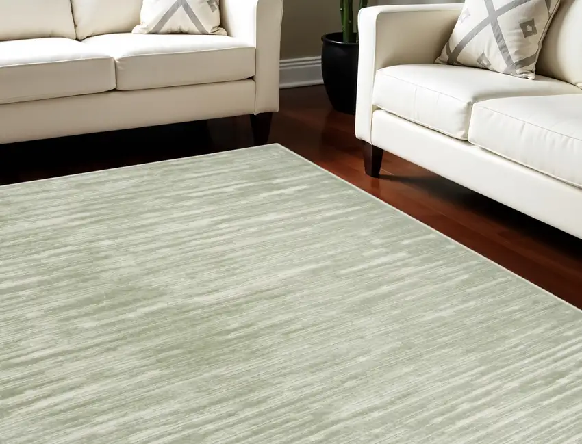 Green Geometric Area Rug Photo 1