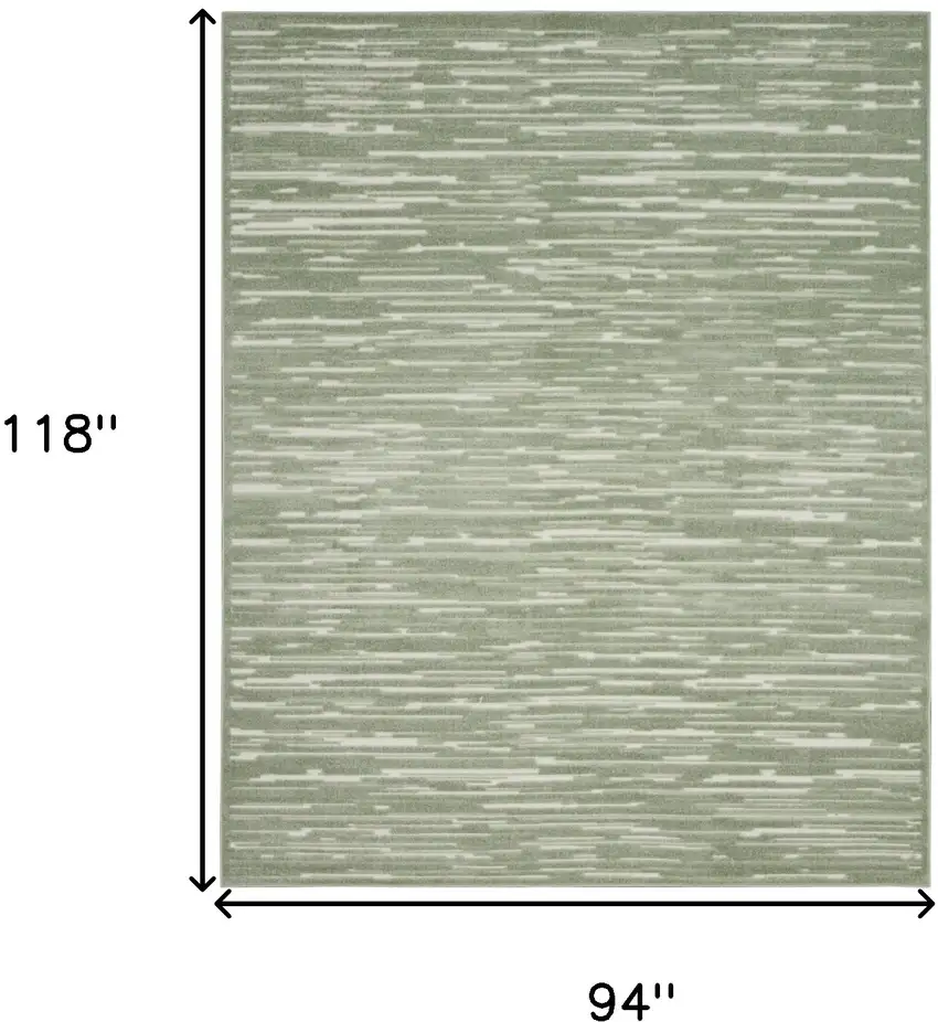 Green Geometric Area Rug Photo 3