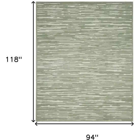 Green Geometric Area Rug Photo 3