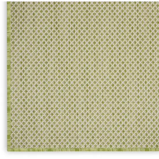 Green And Ivory Indoor Outdoor Area Rug Photo 4