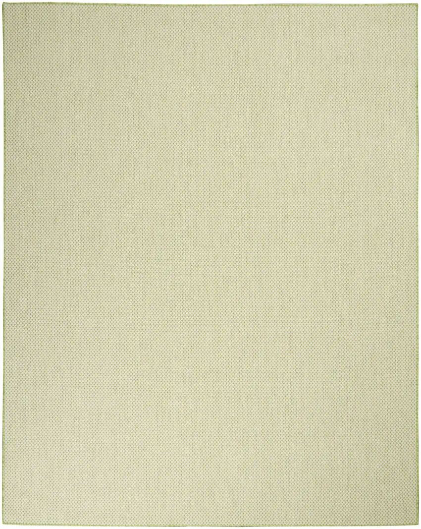Green And Ivory Indoor Outdoor Area Rug Photo 1