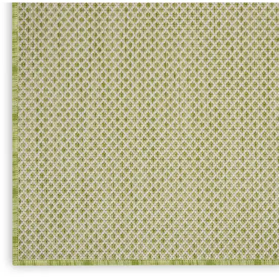 Green And Ivory Indoor Outdoor Area Rug Photo 4