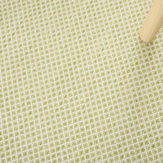 Green And Ivory Indoor Outdoor Area Rug Photo 8