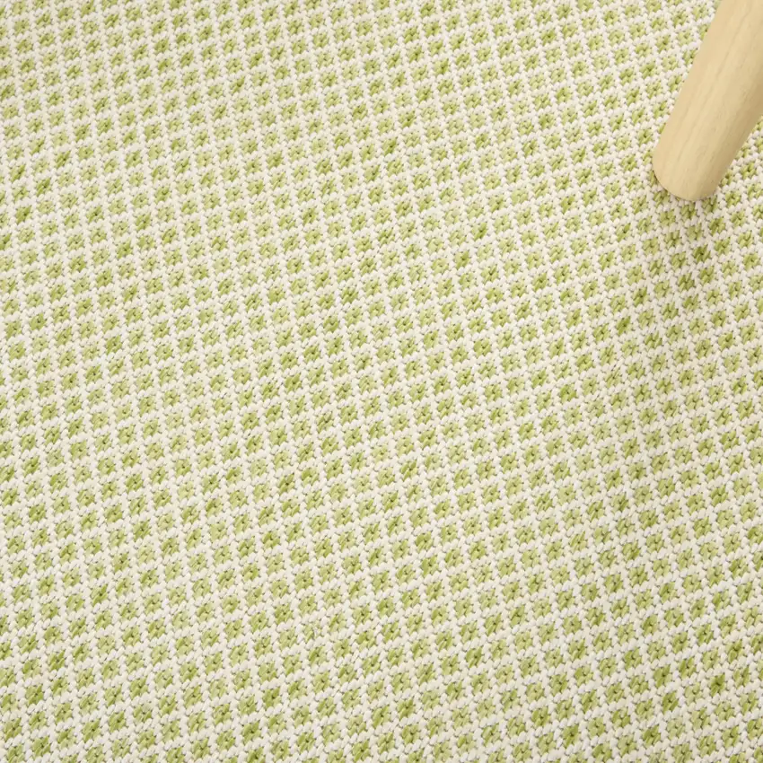 Green And Ivory Indoor Outdoor Area Rug Photo 8