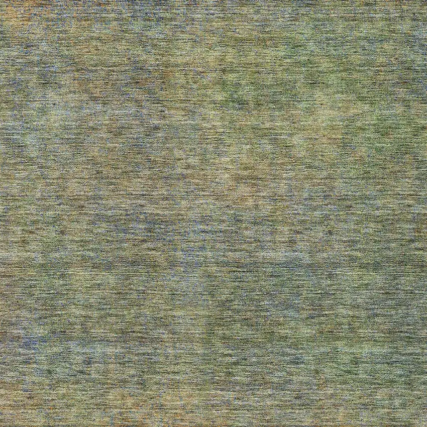 Green Gold And Charcoal Abstract Washable Indoor Outdoor Area Rug Photo 6