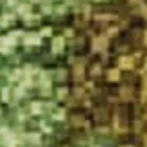 Photo of Green Gold And Orange Abstract Washable Area Rug With UV Protection