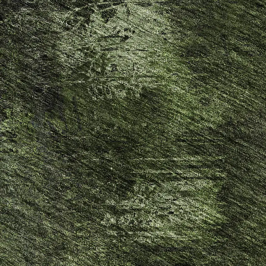 Green Gray And Charcoal Abstract Washable Area Rug With UV Protection Photo 4