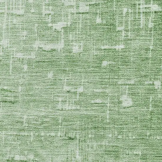 Green Gray And Charcoal Ombre Washable Area Rug With UV Protection Photo 2