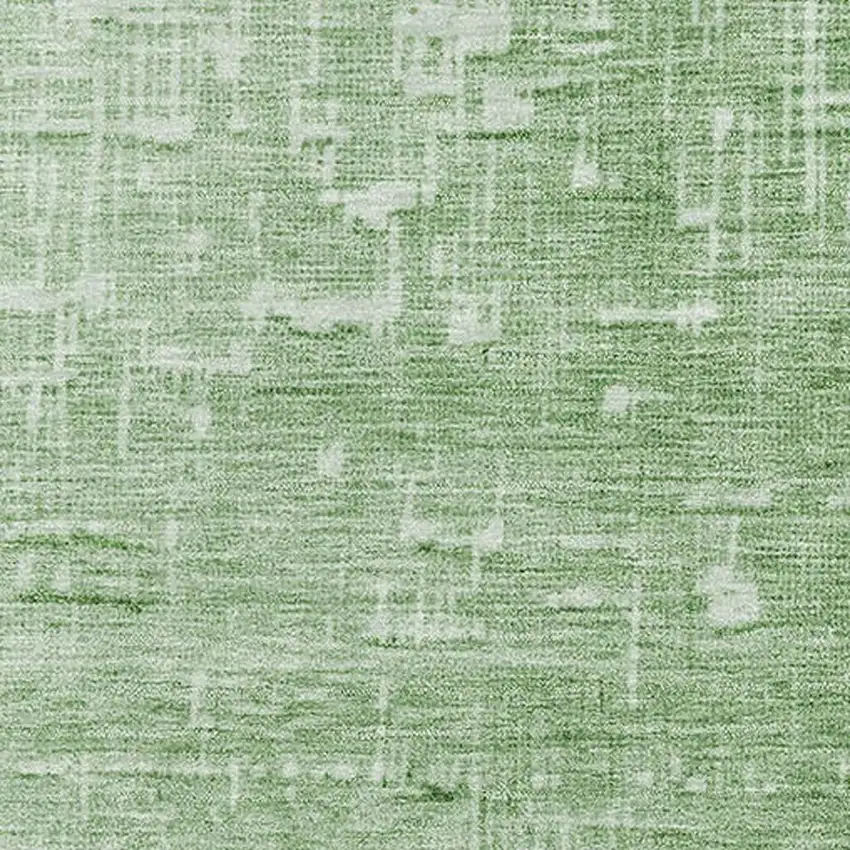 Green Gray And Charcoal Ombre Washable Area Rug With UV Protection Photo 2